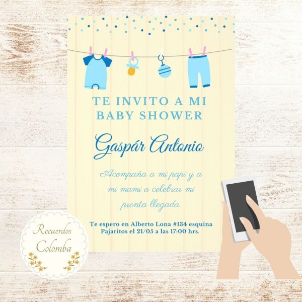 Invitación digital baby shower 01