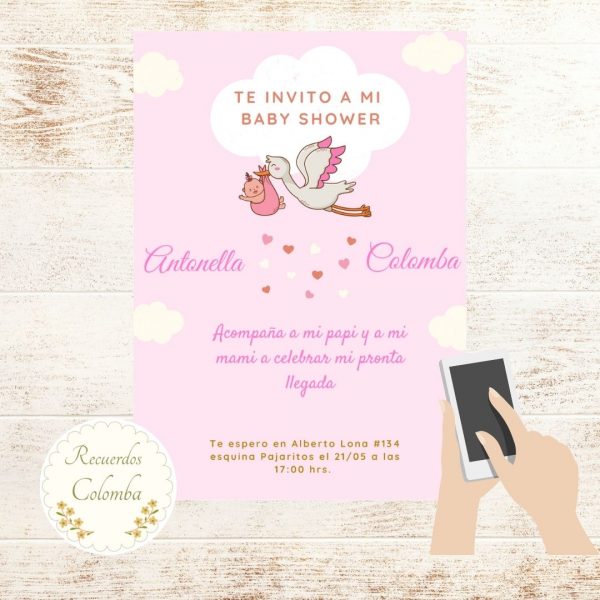 Invitación digital baby shower 02